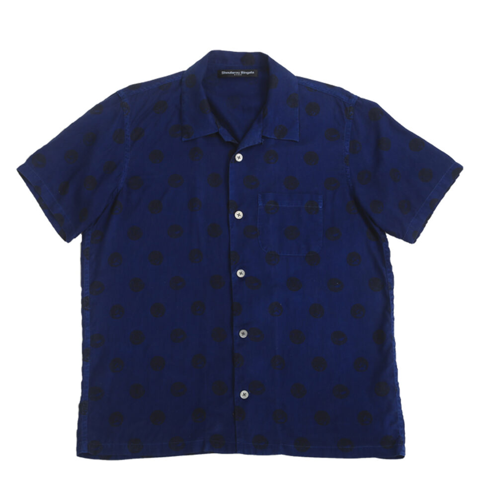 福袋 Ryukyu Dots藍染 アロハシャツ