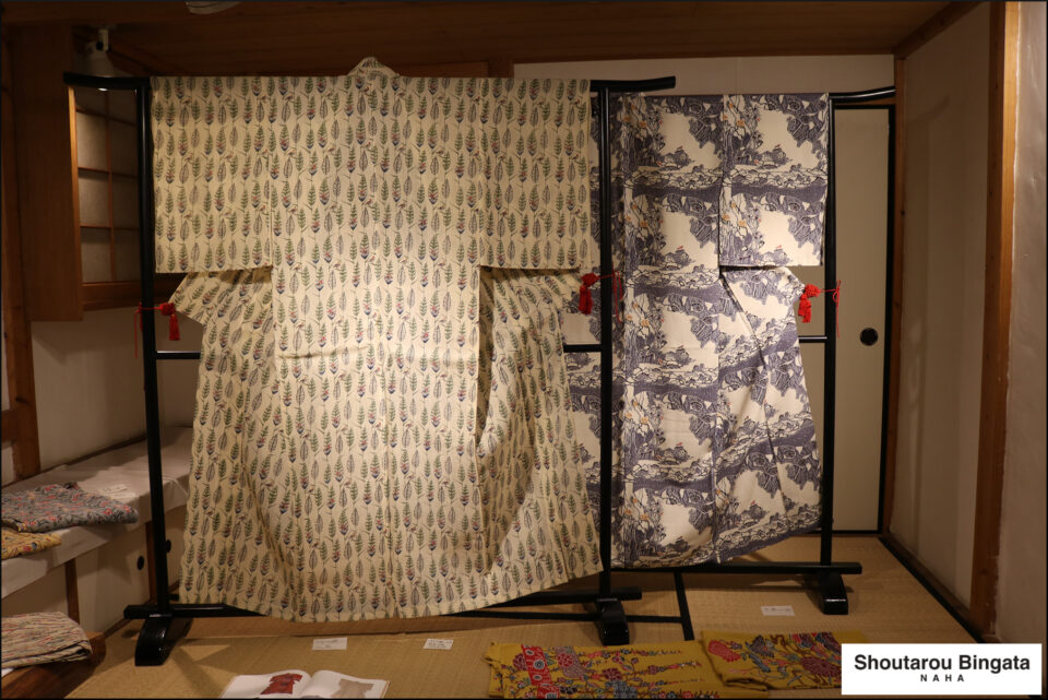金城昌太郎 琉球紅型展で展示する着物について